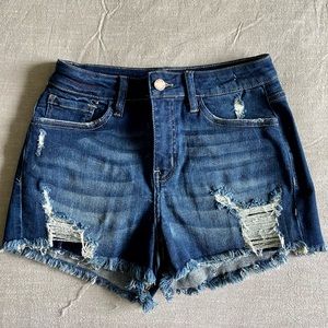 Kancan Kurvy Mid Rise Shorts